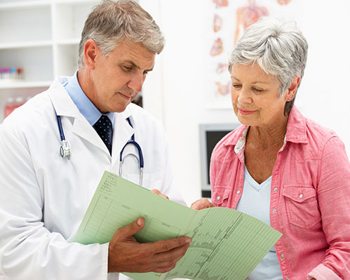 doctor with patient